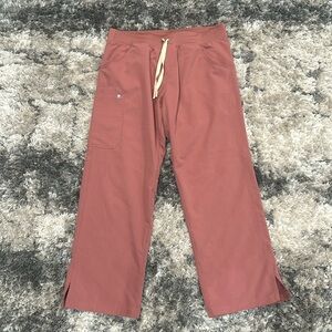 Figs Kade Cargo Scrub Pants Mauve L/P